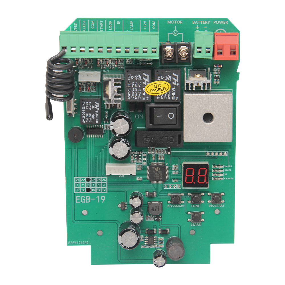 DC sliging gate opener control board